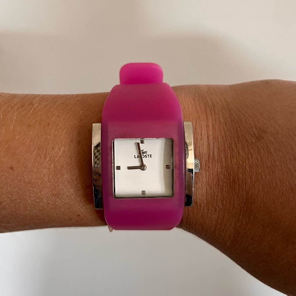 Lacoste silicone watch